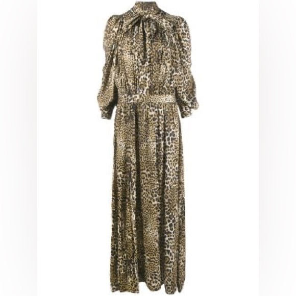ZADIG AND VOLTAIRE LEOPARD EVENING GOWN - Picture 2 of 4